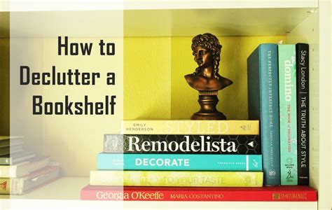 how to declutter books and find the perfect bookshelf