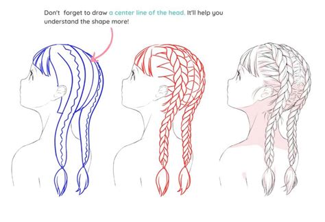 how to draw a braid from the side: exploring the nuances of hair texture and structure